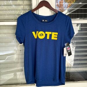 NWT LA Rams Vote Shirt